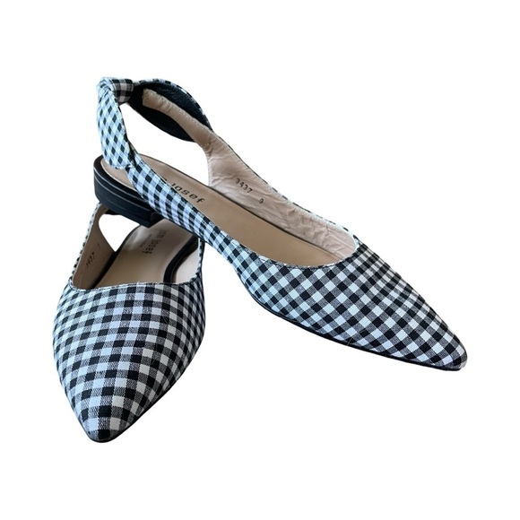Jon Josef Marni Black and White Gingham Women's Flats Size 9 - Picture 9 of 9
